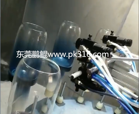 雙色玻璃杯噴漆生產線