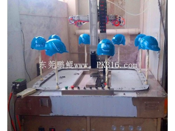 外賣頭盔自動噴涂機 (2)
