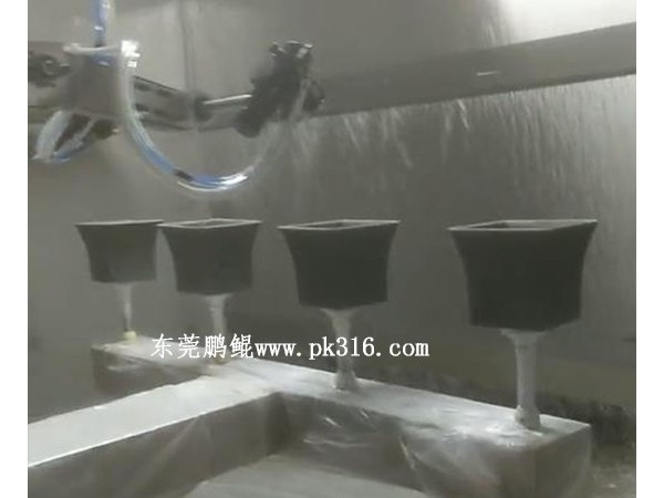 花盆噴涂流水線