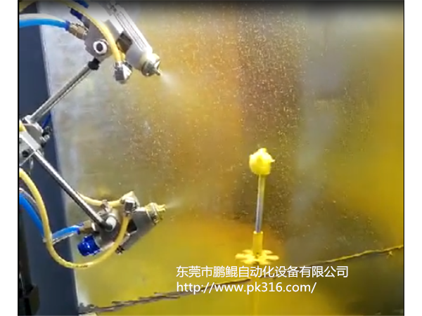 汕頭小型玩具自動噴漆機代替?zhèn)鹘y(tǒng)手工噴涂方式